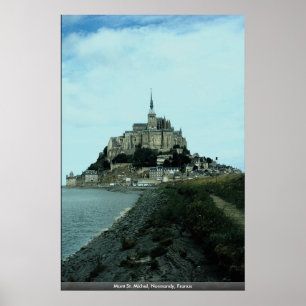 Mont St. Michel, Normandy, Frankrijk Poster