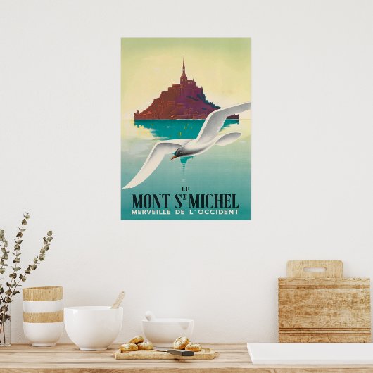 MONT ST. MICHEL POSTER (Keuken)