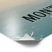 mont st michel vintage Travel poster (Hoek)