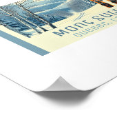 Mont Sutton Quebec Canada ski vacation Poster (Hoek)