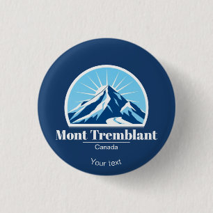 Mont Tremblant Canada cadeau souvenir accessoire Ronde Button 3,2 Cm