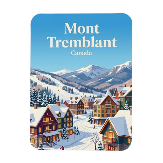 Mont Tremblant Canada Magneet (Verticaal)