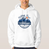 Mont-Tremblant Canada Québec skiing Mountain Hoodie (Voorkant)