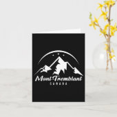 Mont-tremblant Canada Ski Resort Skiën Snowboardi Kaart (Gele Bloem)