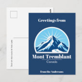 Mont Tremblant Canada skigebied Briefkaart (Voorkant / Achterkant)