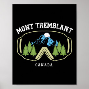 Mont Tremblant Canada Skigebied Quebec Skiën Souve Poster