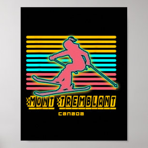 Mont Tremblant Canada Skigebied Quebec Skiën Souve Poster