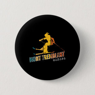 Mont Tremblant Canada Skigebied Quebec Skiën Souve Ronde Button 5,7 Cm