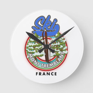 Mont Tremblant Frankrijk ski reisposter Ronde Klok