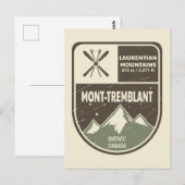 Mont-Tremblant Laurentian Mountains Canada Briefkaart (Voorkant / Achterkant)