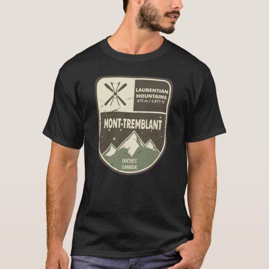 Mont-Tremblant Laurentian Mountains Canada T-shirt (Voorkant)