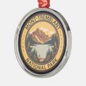 Mont-Tremblant National Park Canada Badge Metalen Ornament (Links)