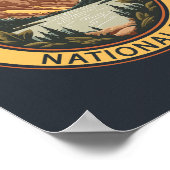 Mont-Tremblant National Park Canada Badge Poster (Hoek)