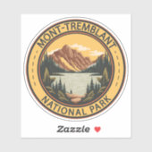 Mont-Tremblant National Park Canada Badge Sticker (Vel)