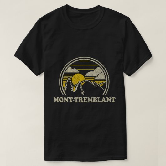 Mont-Tremblant Quebec Canada  Hiking Mounta T-shirt (Design voorkant)