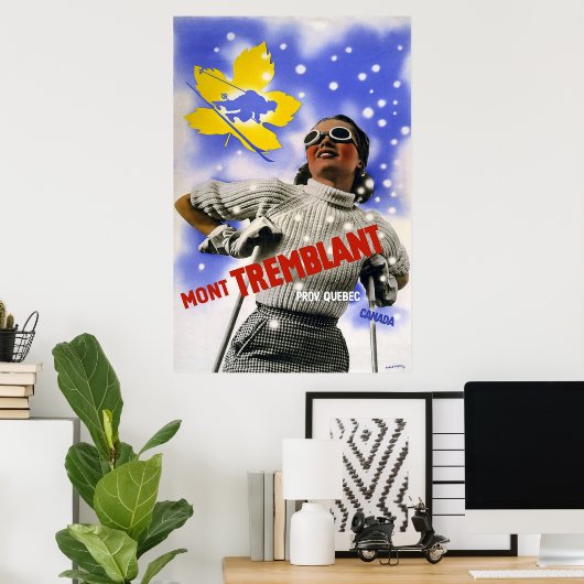 Mont Tremblant Quebec Canada Poster (Thuiskantoor)