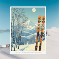 Mont Tremblant Quebec Canada ski gebied Ansichtkaa