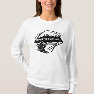 Mont Tremblant Quebec Canada ski hoodie T-shirt