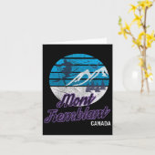 Mont-tremblant Quebec Canada Ski Resort Snowboardi Kaart (Gele Bloem)