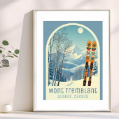 Mont Tremblant Quebec Canada ski vacation Poster