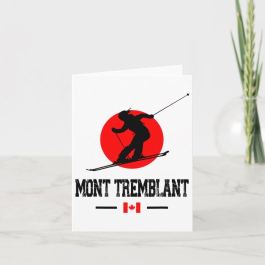 Mont Tremblant Québec Canada Skigebied Skigebied S Kaart (Voorkant)