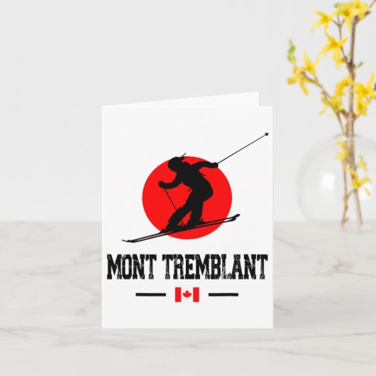 Mont Tremblant Québec Canada Skigebied Skigebied S Kaart (Gele Bloem)