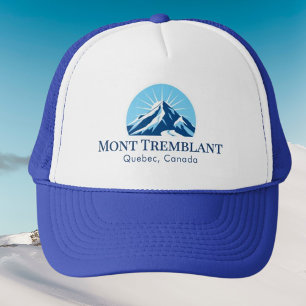 Mont Tremblant Quebec Canada skioord Hoed Trucker Pet
