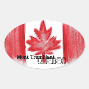 Mont Tremblant Quebec Canadese vlag stickers
