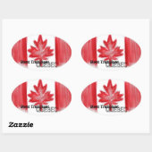 Mont Tremblant Quebec Canadese vlag stickers (Vel)