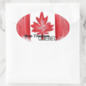 Mont Tremblant Quebec Canadese vlag stickers (Tas)