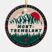 Mont-Tremblant Quebec Laurentian Mountains, Canada Keramisch Ornament (Voorkant)