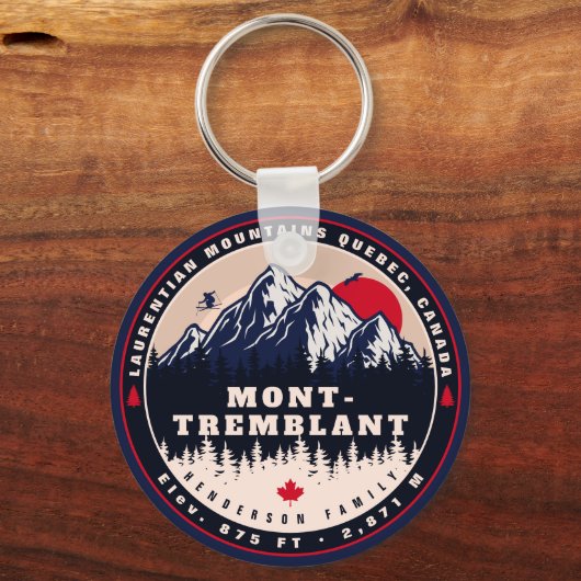 Mont-Tremblant Quebec Laurentian Mountains, Canada Sleutelhanger (Voorkant)