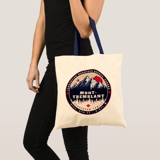 Mont-Tremblant Quebec Laurentian Mountains, Canada Tote Bag (Voorkant (product))