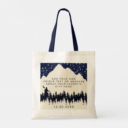 Mont-Tremblant Quebec Laurentian Mountains, Canada Tote Bag (Achterkant)