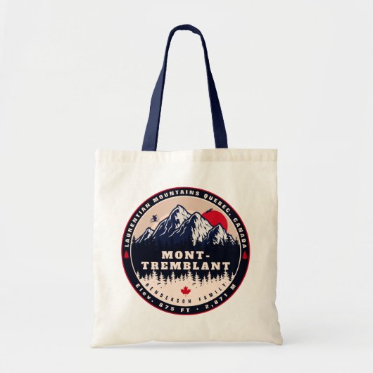 Mont-Tremblant Quebec Laurentian Mountains, Canada Tote Bag (Voorkant)