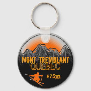 Mont Tremblant Quebec oranje ski-sleutelhanger Sleutelhanger