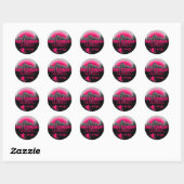 Mont Tremblant Quebec roze stickers (Vel)