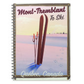 Mont-Tremblant Québec Ski poster. Notitieboek (Voorkant)