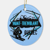 Mont Tremblant Quebec skistornament Keramisch Ornament (Links)