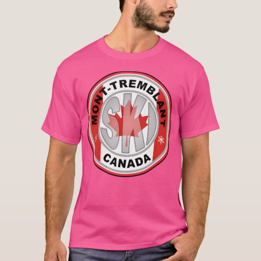 Mont-Tremblant Ski Canada Actief T-shirt (Voorkant)
