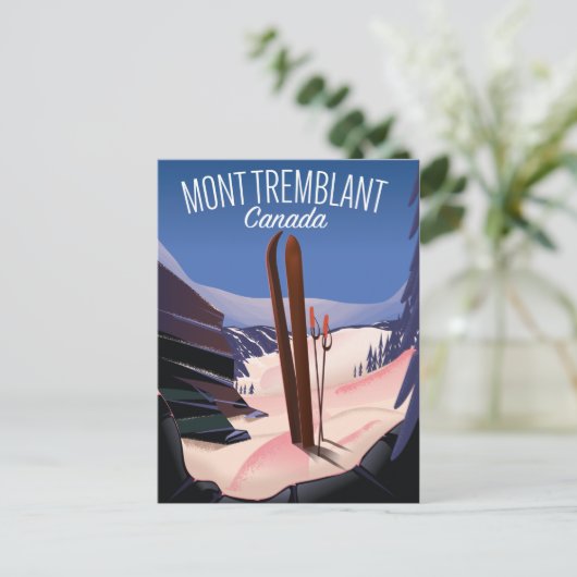 Mont Tremblant Ski Canada Briefkaart (Staand voorkant)