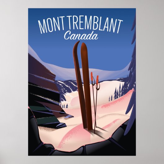 Mont Tremblant Ski Canada Poster (Voorkant)