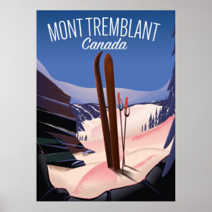 Mont Tremblant Ski Canada Poster