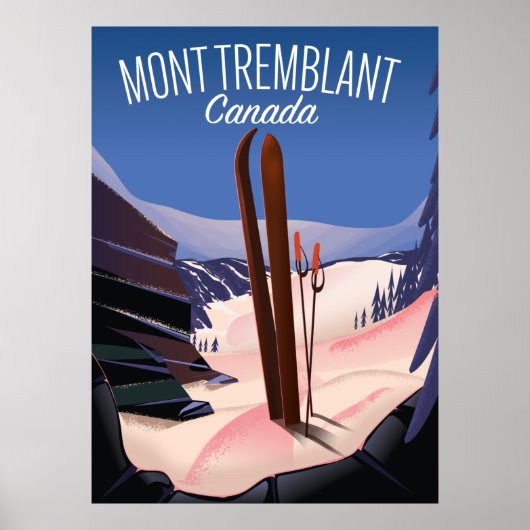 Mont Tremblant Ski Canada Poster (Voorkant)
