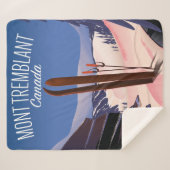 Mont Tremblant Ski Canada Sherpa Deken (Voorkant (horizontaal))