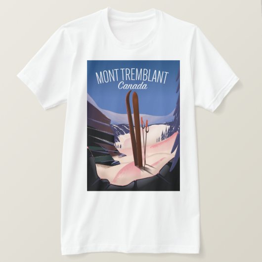 Mont Tremblant Ski Canada T-shirt (Design voorkant)