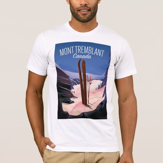 Mont Tremblant Ski Canada T-shirt (Voorkant)