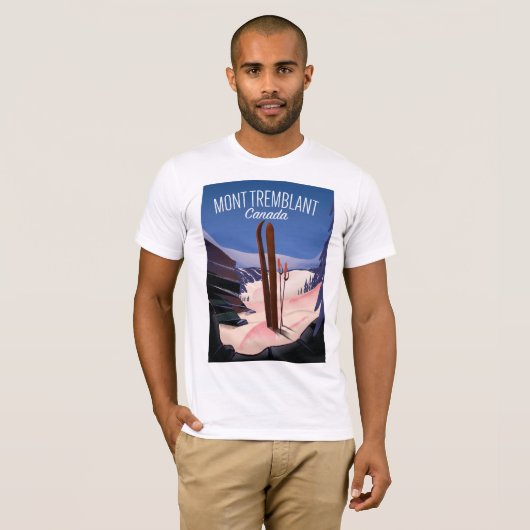 Mont Tremblant Ski Canada T-shirt (Voorkant volledig)