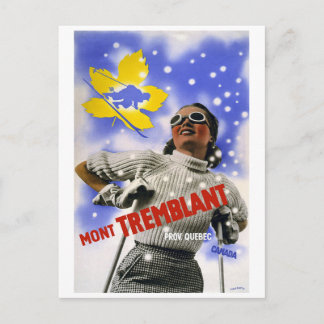 "Mont Tremblant" Vintage Travel Briefkaart