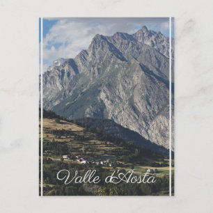 Mont Velan, van Buthier, Aosta Valley, Italië Briefkaart